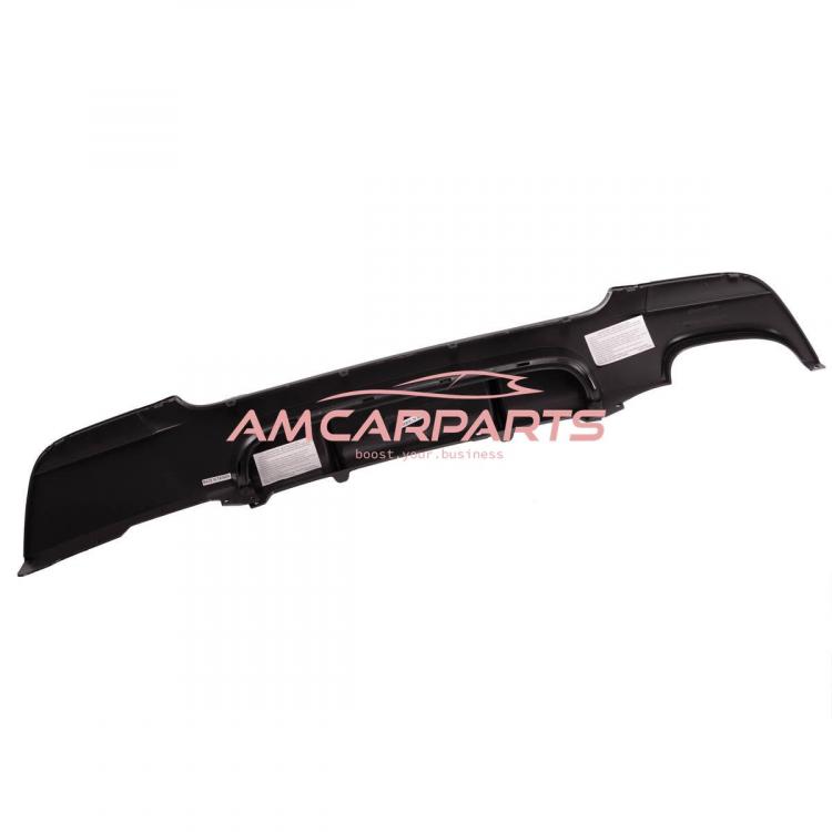 Upgrade Sport Design Heck Diffusor passend für BMW 3er E92 / E93 Coupe / Cabrio 06-13 Matt schwarz