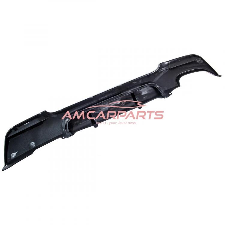 Upgrade Sport Design Heck Diffusor passend für BMW 3er E92 / E93 Coupe / Cabrio 06-13 Hochglanz schwarz