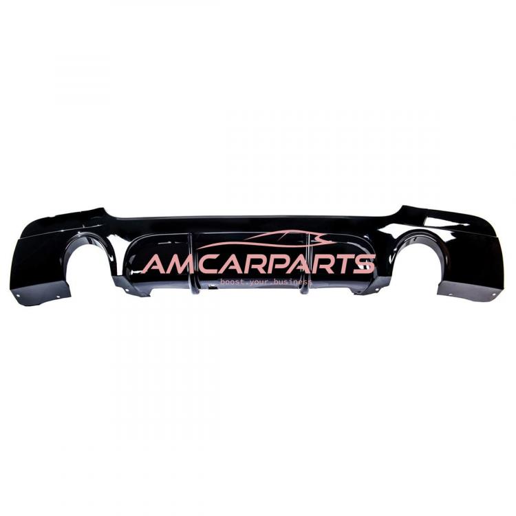 Preview: Upgrade Sport Design Heck Diffusor passend für BMW 3er E92 / E93 Coupe / Cabrio 06-13 Hochglanz schwarz