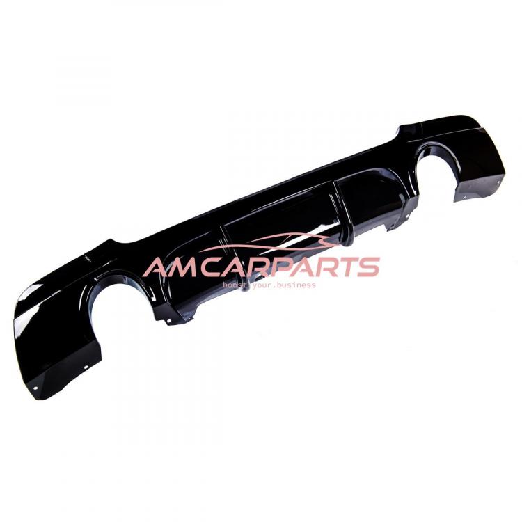 Preview: Upgrade Sport Design Heck Diffusor passend für BMW 3er E92 / E93 Coupe / Cabrio 06-13 Hochglanz schwarz
