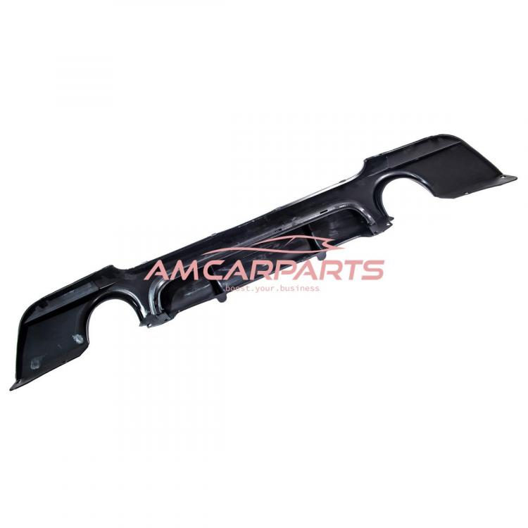 Upgrade Sport Design Heck Diffusor passend für BMW 3er E92 / E93 Coupe / Cabrio 06-13 Hochglanz schwarz