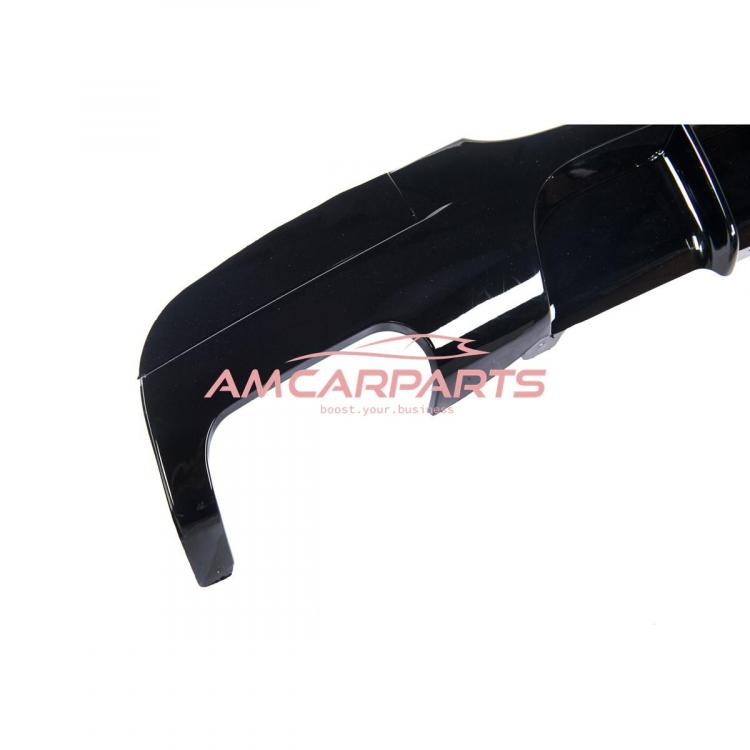 Upgrade Sport Design Heck Diffusor passend für BMW 3er E90 / E91 Limousine / Touring 05-11 Hochglanz schwarz