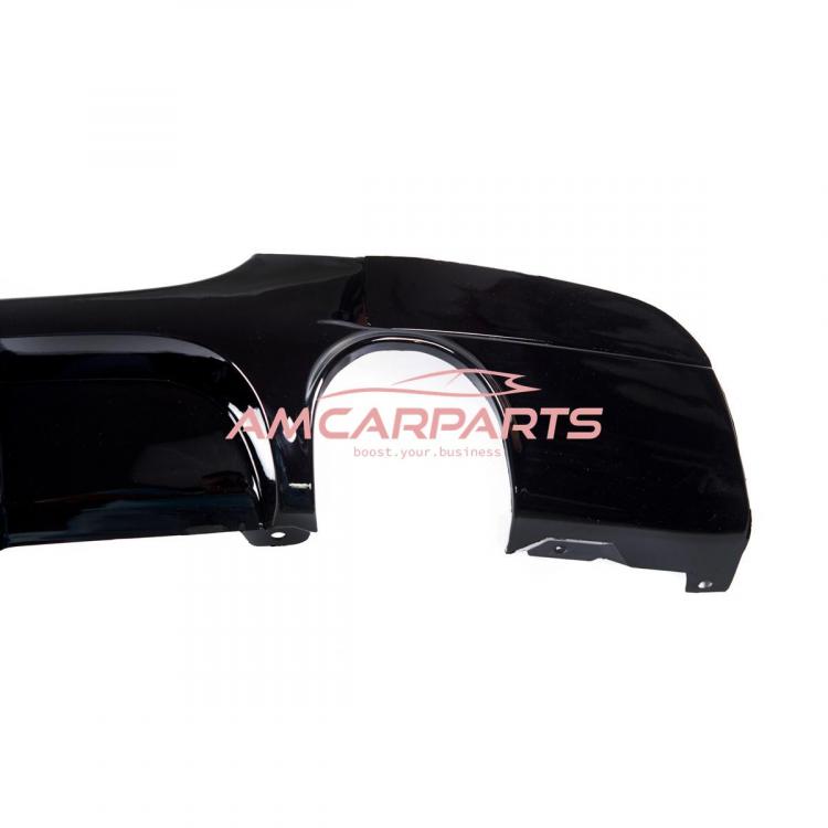 Upgrade Sport Design Heck Diffusor passend für BMW 3er E90 / E91 Limousine / Touring 05-11 Hochglanz schwarz