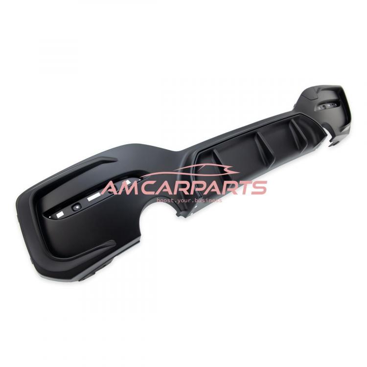 Upgrade Sport Design Heck Diffusor passend für BMW 1er F20 / F21 Facelift 15-19 Matt schwarz