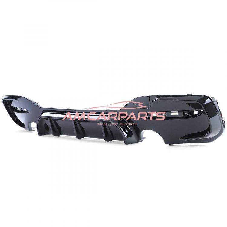 Preview: Upgrade Sport Design Heck Diffusor passend für BMW 1er F20 / F21 Facelift 15-19 Hochglanz schwarz