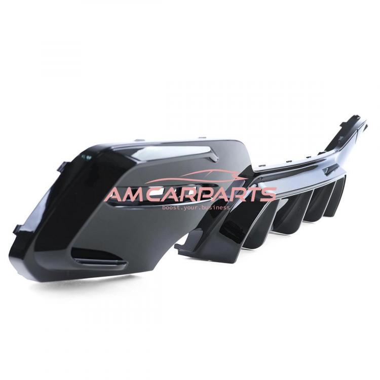 Preview: Upgrade Sport Design Heck Diffusor passend für BMW 1er F20 / F21 Facelift 15-19 Hochglanz schwarz