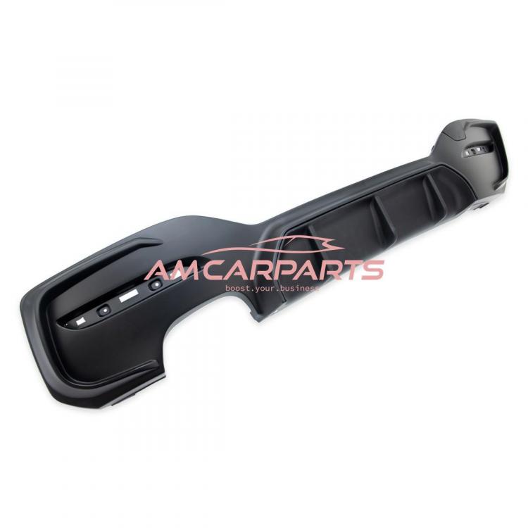 Upgrade Sport Design Heck Diffusor passend für BMW 1er F20 / F21 Facelift 15-19 Matt schwarz