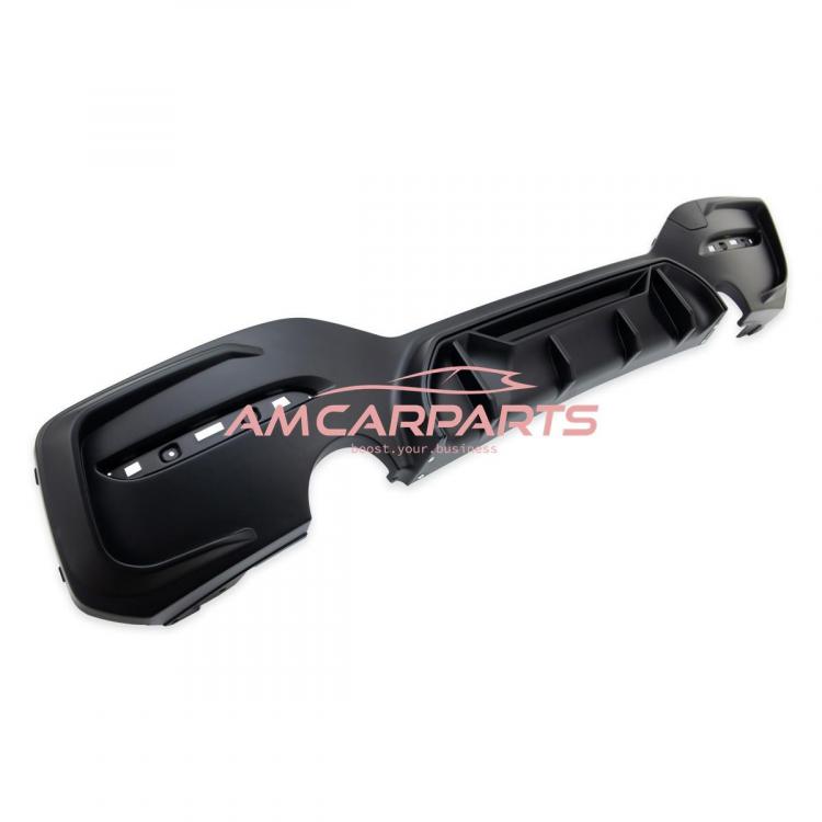 Upgrade Sport Design Heck Diffusor passend für BMW 1er F20 / F21 Facelift 15-19 Matt schwarz