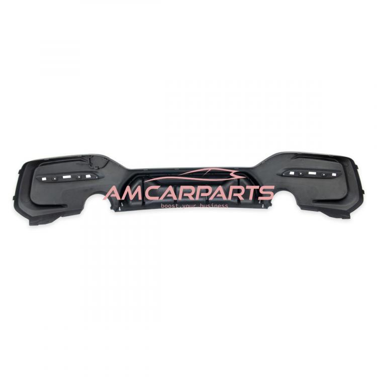 Upgrade Sport Design Heck Diffusor passend für BMW 1er F20 / F21 Facelift 15-19 Matt schwarz