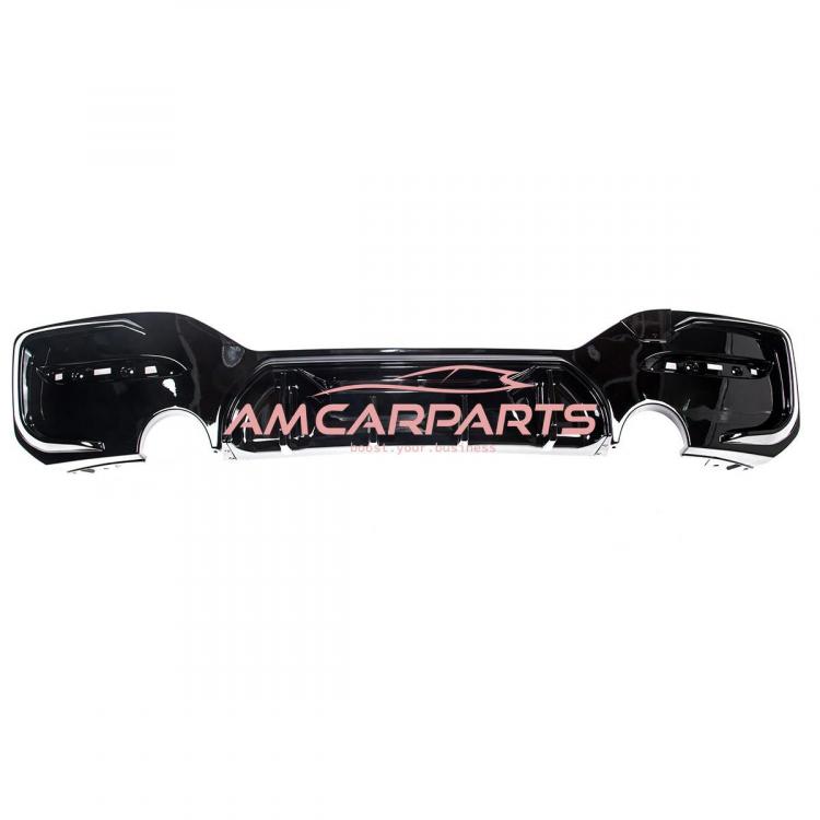 Preview: Upgrade Sport Design Heck Diffusor passend für BMW 1er F20 / F21 Facelift 15-19 Hochglanz schwarz