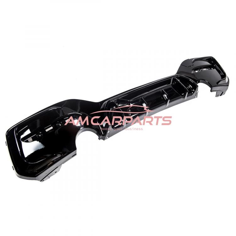 Preview: Upgrade Sport Design Heck Diffusor passend für BMW 1er F20 / F21 Facelift 15-19 Hochglanz schwarz