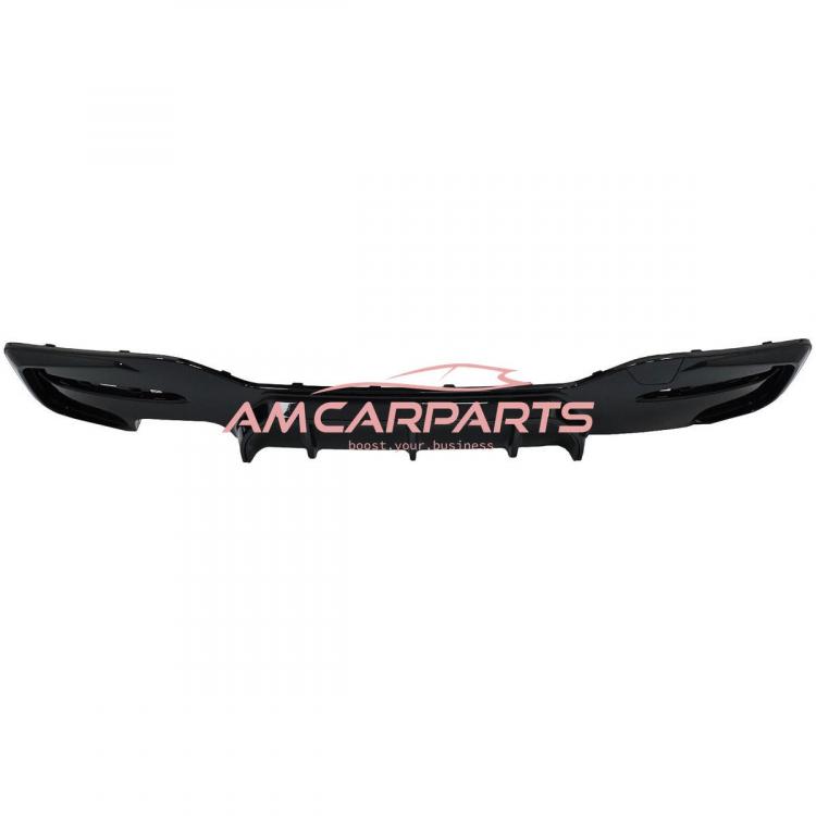 Preview: Upgrade Sport Design Heck Diffusor passend für BMW 1er F20 / F21 Facelift 15-19 Hochglanz schwarz