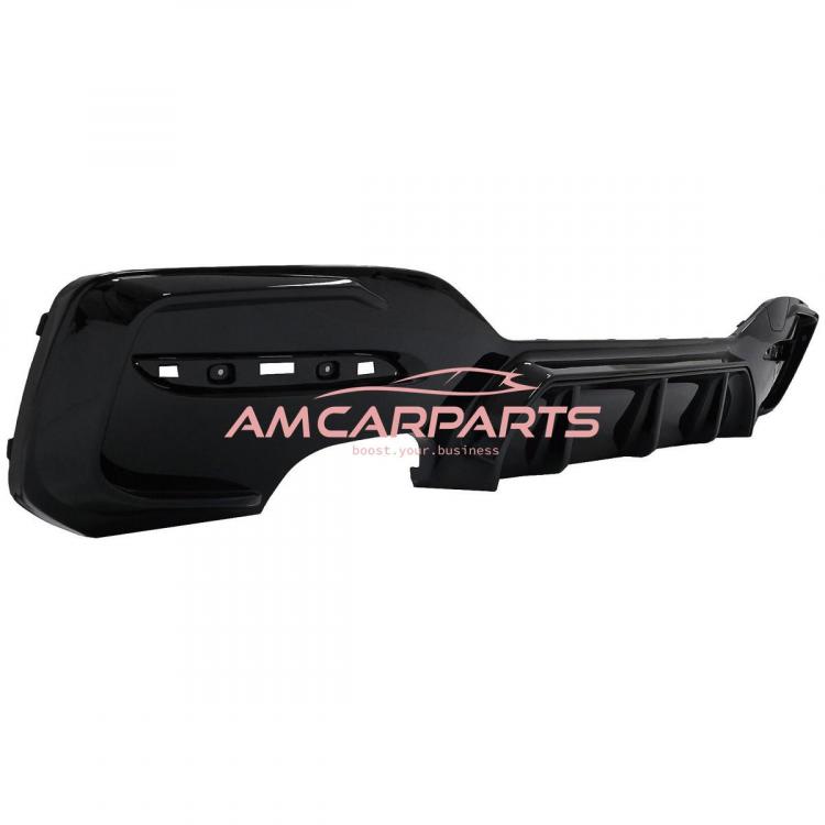 Preview: Upgrade Sport Design Heck Diffusor passend für BMW 1er F20 / F21 Facelift 15-19 Hochglanz schwarz
