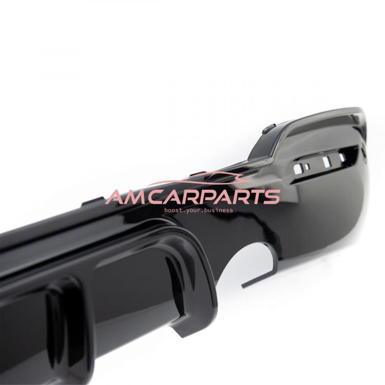 Upgrade Sport Design Heck Diffusor passend für BMW 3er F34 13-20 Hochglanz schwarz