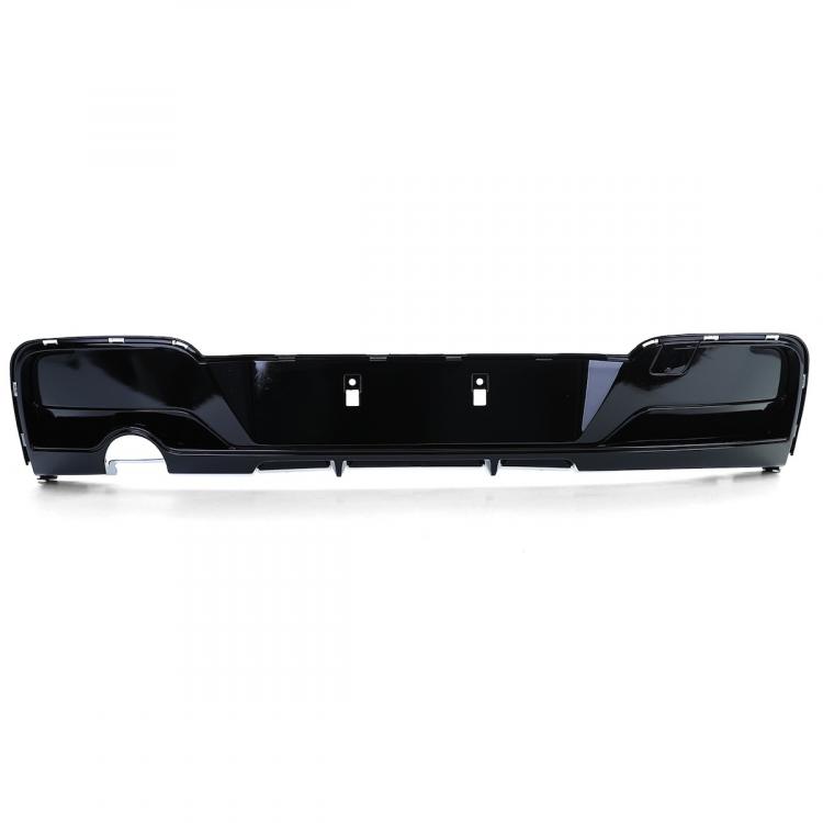 Upgrade Sport Design Heck Diffusor passend für BMW 1er F20 / F21 Vor-Facelift 11-15 Hochglanz schwarz