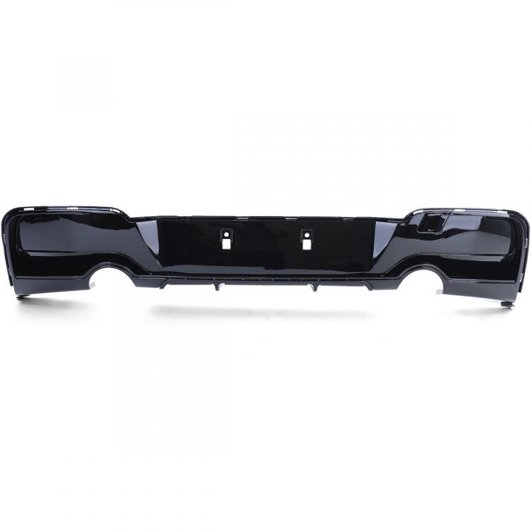 Upgrade Sport Design Heck Diffusor passend für BMW 1er F20 / F21 Vor-Facelift 11-15 Hochglanz schwarz