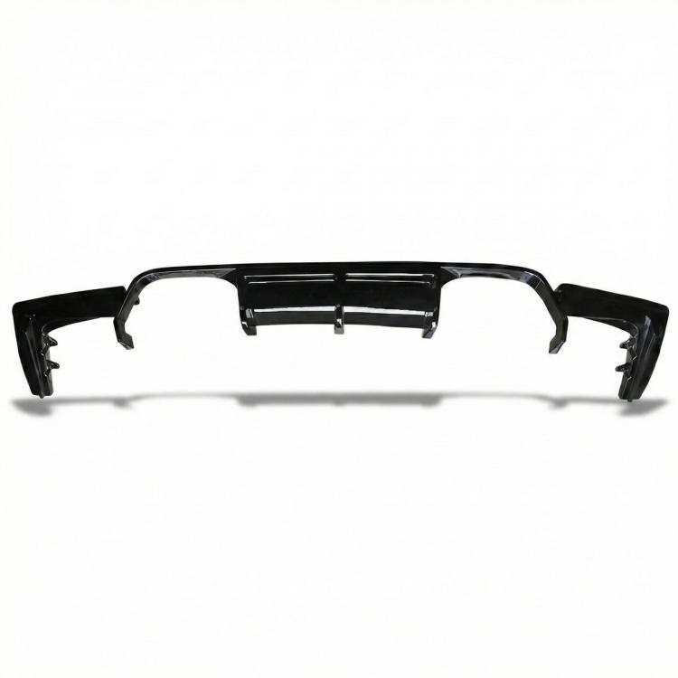 Upgrade Sport Design Heck Diffusor passend für BMW 3er F30 Limousine 11-18 Hochglanz schwarz