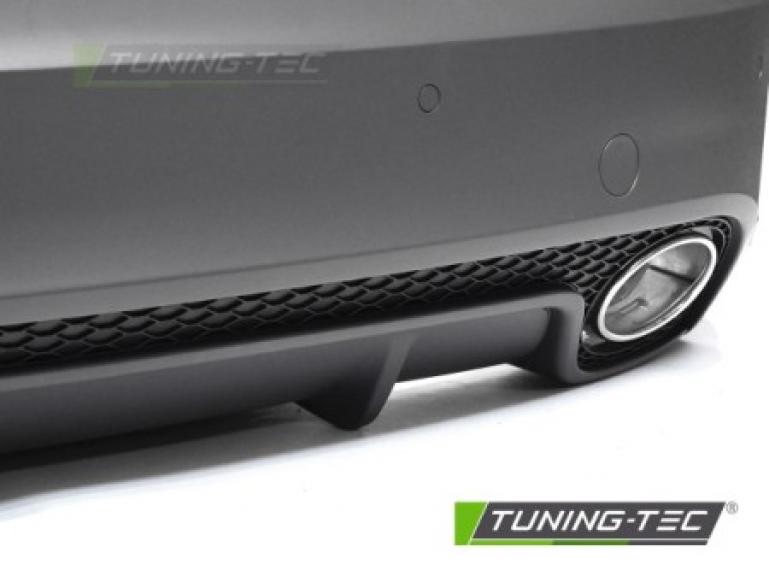 Preview: Upgrade Sport Design Heckstoßstange für Audi A5 8T / 8F Facelift 11-16 inkl. Zubehör in Schwarz matt