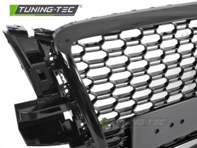 Preview: Upgrade Design Sportgrill / Kühlergrill für Audi Q5 08-12 schwarz glänzend in Wabenoptik