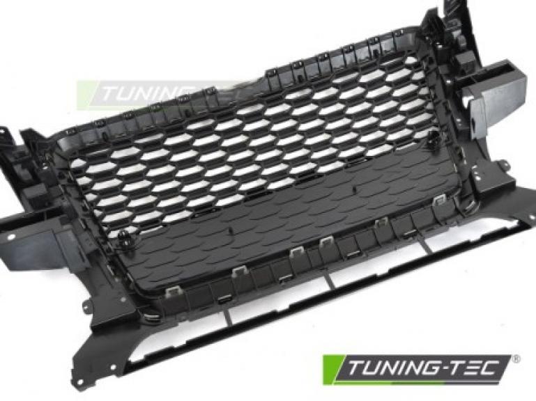 Preview: Upgrade Design Sportgrill / Kühlergrill für Audi Q5 08-12 schwarz glänzend in Wabenoptik