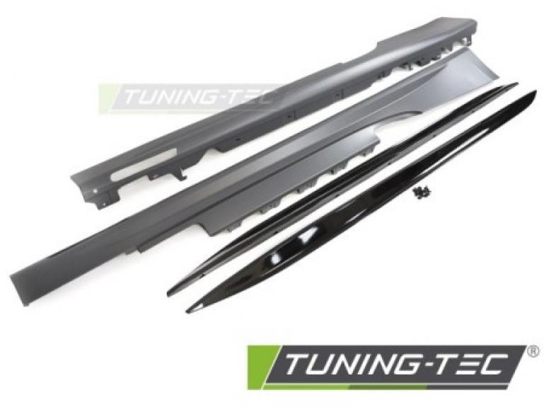 Upgrade Sport Design Seitenschweller Set für BMW 4er G22/G23 Coupe/Cabrio 20+ inkl.Hochglanz-Leisten