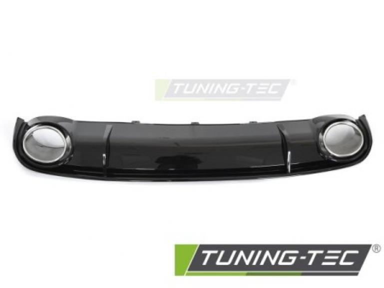 Preview: Upgrade Sport Design Heck Diffusor für Audi A4 B8 08-11 Hochglanz schwarz