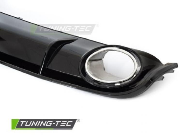 Preview: Upgrade Sport Design Heck Diffusor für Audi A4 B8 08-11 Hochglanz schwarz