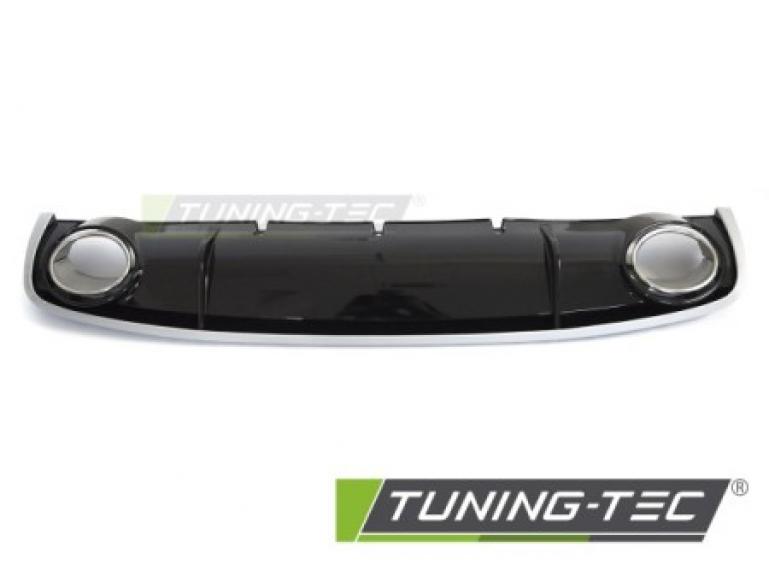 Preview: Upgrade Sport Design Heck Diffusor für Audi A4 B8 Facelift 12-15 Hochglanz schwarz