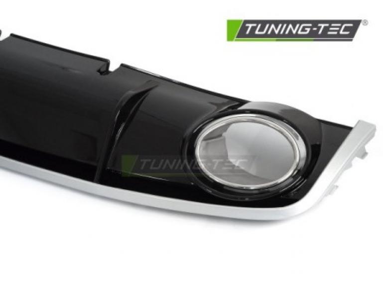 Preview: Upgrade Sport Design Heck Diffusor für Audi A4 B8 Facelift 12-15 Hochglanz schwarz