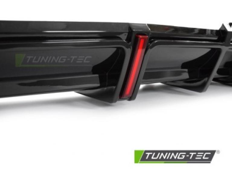 Preview: Upgrade Design Heck Diffusor für Audi A5 F5 19-23 Hochglanz schwarz