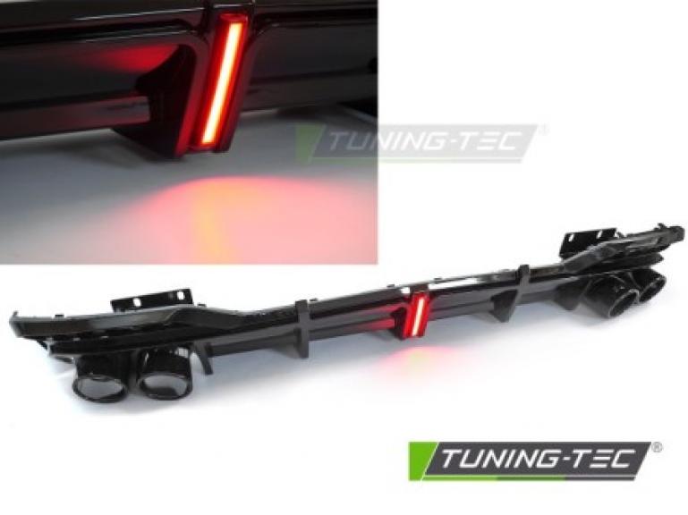 Upgrade Design Heck Diffusor für Audi A5 F5 19-23 Hochglanz schwarz