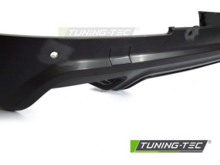 Preview: Upgrade Design Heck Diffusor für Audi Q7 (4L) 05-15 Matt-schwarz + Chrom Blenden