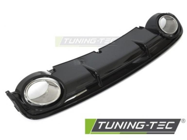 Upgrade Sport Design Heck Diffusor für Audi A6 C6 (4F) / Facelift 04-11 Hochglanz schwarz