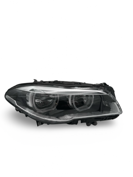 VOLL LED Angel Eyes Scheinwerfer Set für BMW 5er F10/F11 LCI (Facelift) 13-16 schwarz