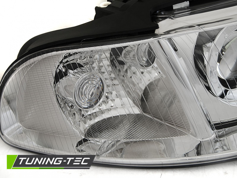 LED Scheinwerfer Set Chrom Für Audi A4 B5 Facelift 99-00 - Devil Eyes