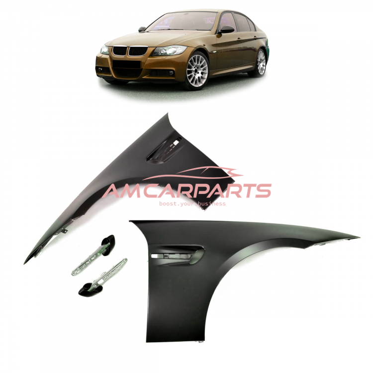 Upgrade Sport Design Kotflügel Set vorn passend für BMW 3er E90 / E91 Limousine / Touring 04-11