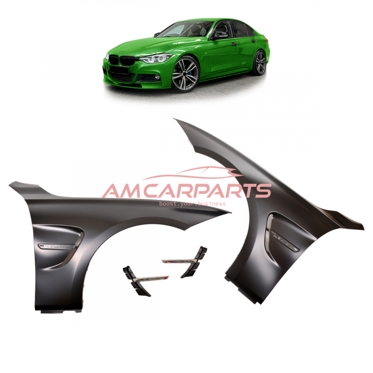 Upgrade Sport Design Kotflügel Set vorn passend für BMW 3er F30 / F31 Limousine / Touring 11-18