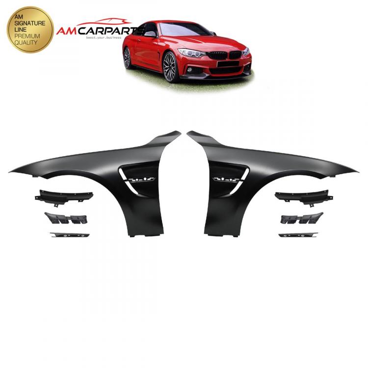 Upgrade Sport Design Kotflügel Set vorn passend für BMW 4er F32 / F33 / F36 Coupe / Cabrio 13-21
