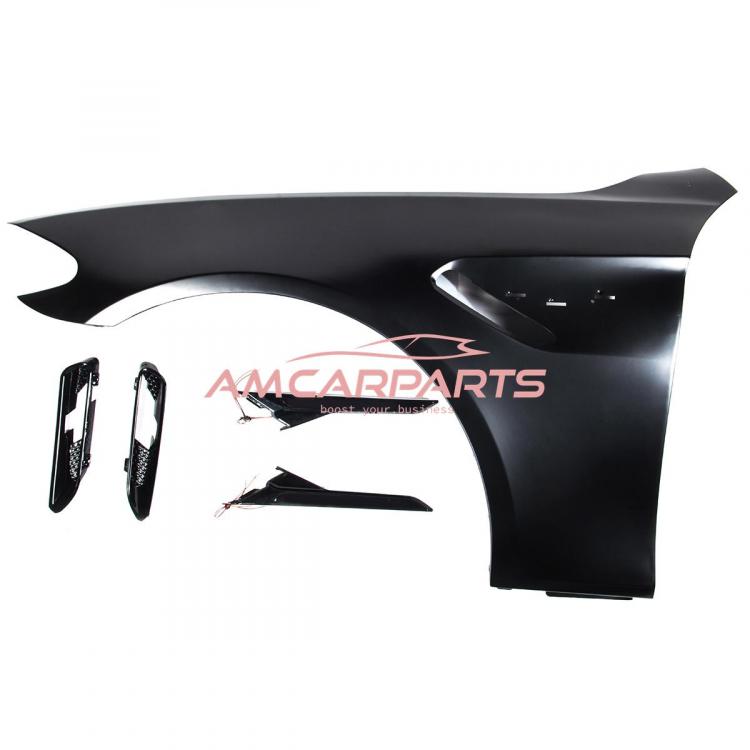 Preview: Upgrade Sport Design Kotflügel Set vorn passend für BMW 5er F10 / F11 Limousine / Touring 09-16