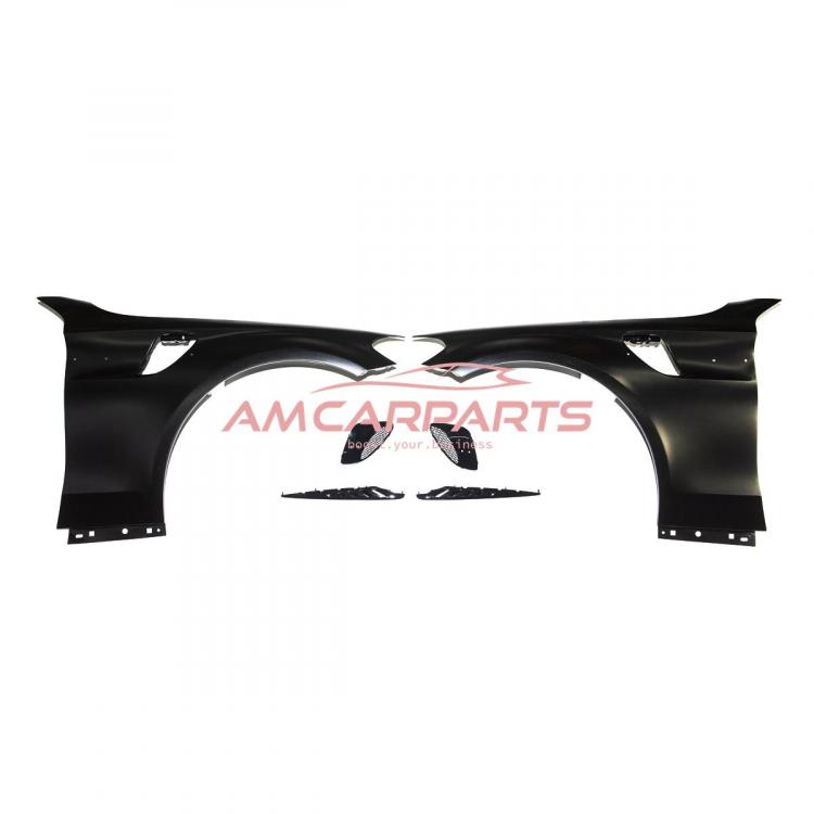 Preview: Upgrade Sport Design Kotflügel Set vorn passend für Mercedes Benz C-Klasse W205 / S205 / A205 / C205 15-21