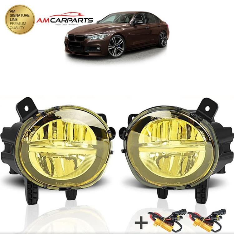 Hi-Power Upgrade LED Nebelscheinwerfer Set BMW 1er F20/F21 LCI  / 2er F22 LCI / 3er F30/31 LCI / 4er F32/F33/F36 gelb