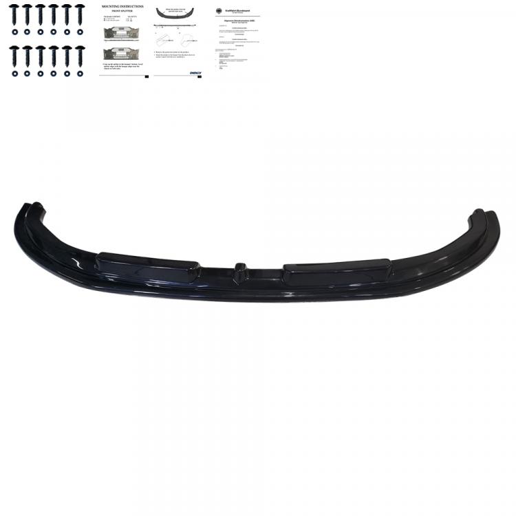 "Upgrade-Bus" Frontspoiler / Lippe für VW T6.1 Transporter / Caravelle / Multivan 19-23 Hochglanz schwarz mit ABE