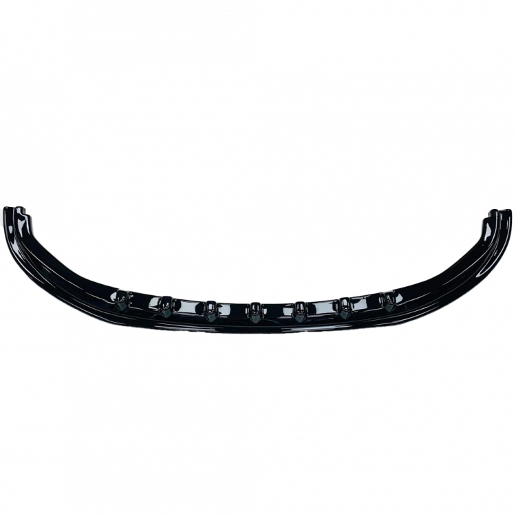 "Upgrade-Bus" Frontspoiler / Lippe V4 für VW T6.1 Transporter / Caravelle / Multivan 19-23 Hochglanz schwarz mit ABE