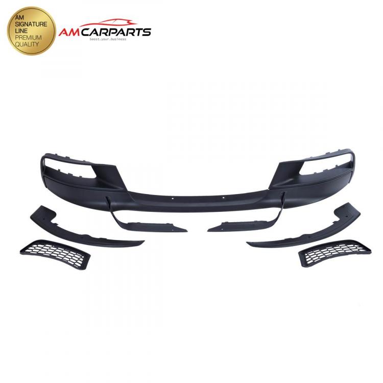 Preview: Upgrade Sport Design Frontspoilerlippe / Frontspoiler passend für BMW 1er (F20 / F21) Schrägheck, Vor-Facelift 2011-2015 mattschwarz