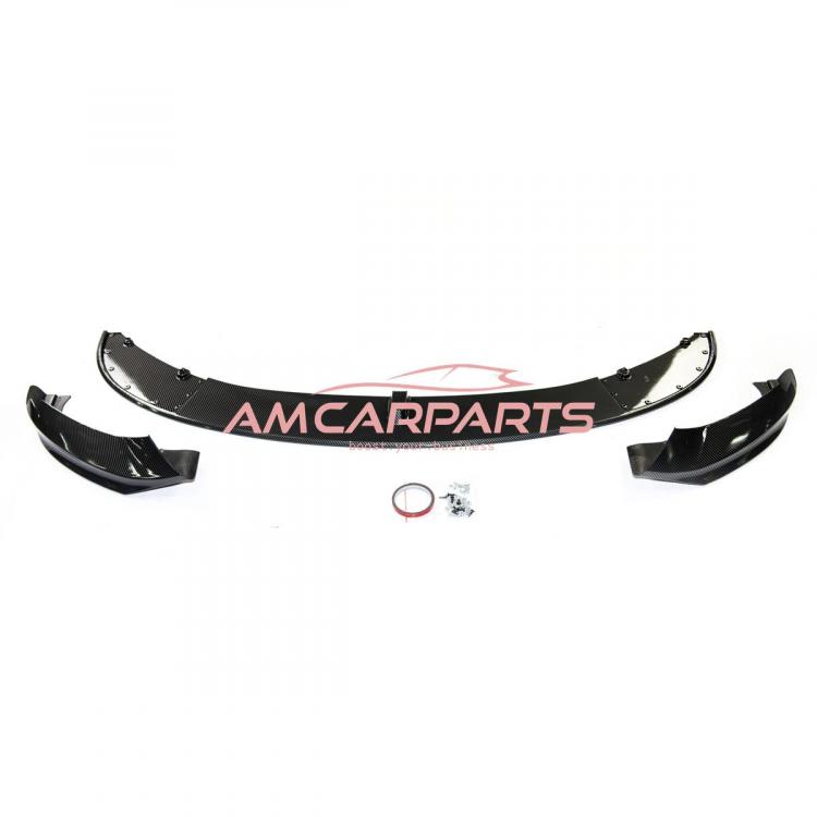 Upgrade Sport Design Flaps / Frontspoilerlippe / Frontspoiler passend für BMW 4er (F32) Coupé (F33) Cabriolet (F36) Gran Coupé 2013-2020 Carbon-Optik