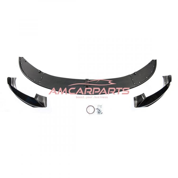 Preview: Upgrade Sport Design Flaps / Frontspoilerlippe / Frontspoiler passend für BMW 4er (F32) Coupé (F33) Cabriolet (F36) Gran Coupé 2013-2020 Carbon-Optik