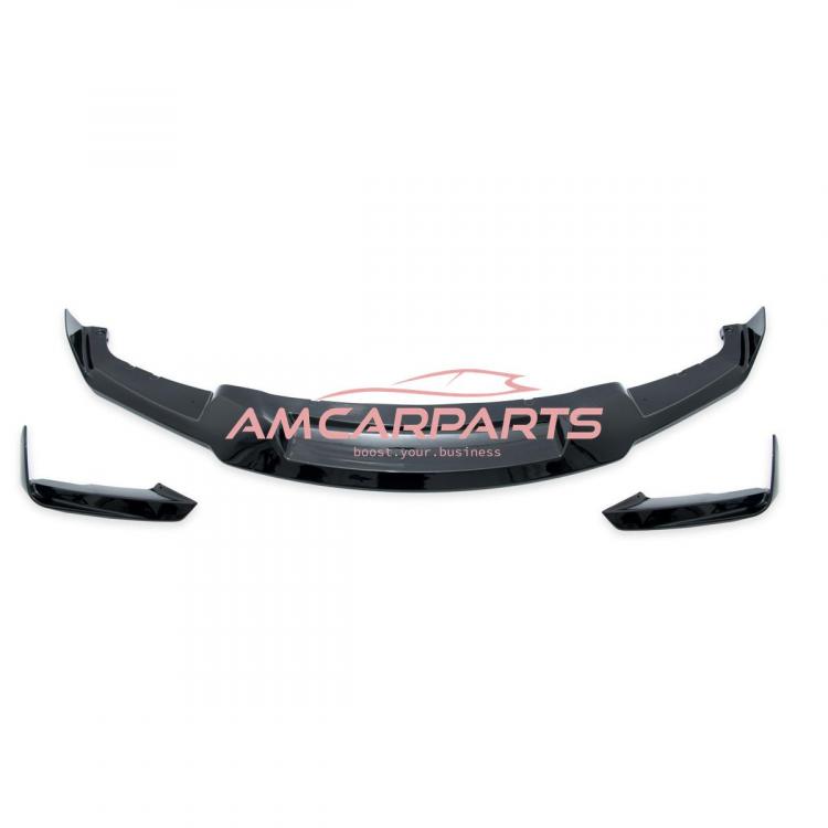 Preview: Upgrade Sport Design Frontspoilerlippe / Frontspoiler passend für BMW 3er (F30) Limousine (F31) Touring 2012-2018 glänzend schwarz