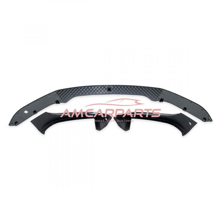Upgrade Sport Design Frontspoilerlippe / Frontspoiler passend für BMW 1er (F20 / F21) Schrägheck, Facelift 2015-2019 schwarz hochglanz