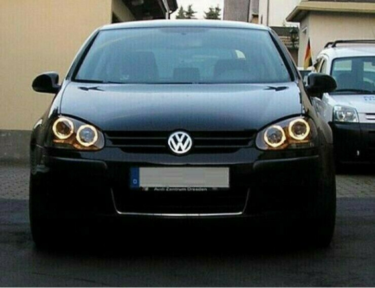 Angel Eyes Scheinwerfer Set für VW Golf 3 in Schwarz – AAA