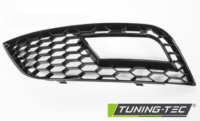 Upgrade Nebelscheinwerfer Gitter für Audi A4 B8 (8K) 11-15 Hochglanz schwarz
